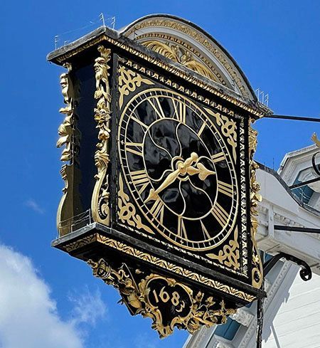 Guildford Guildhall clock renovations