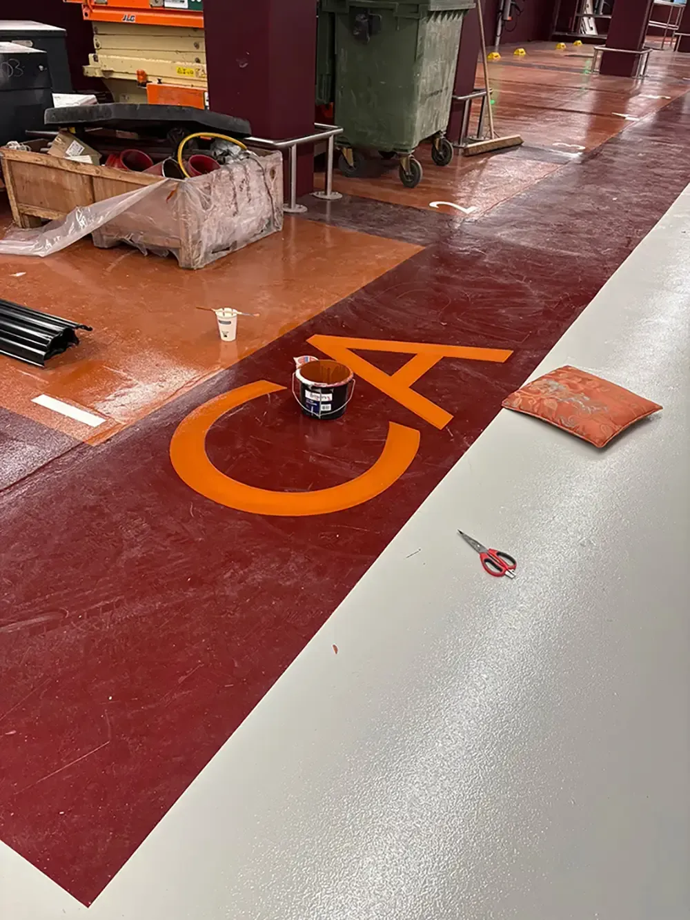 Floor painting