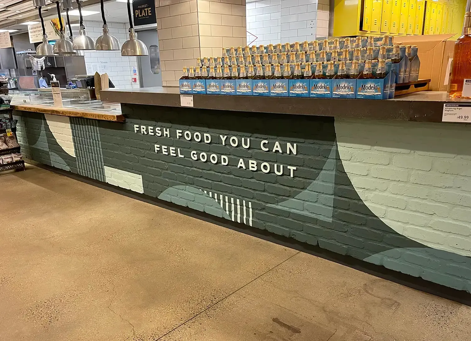Whole Foods signwriting