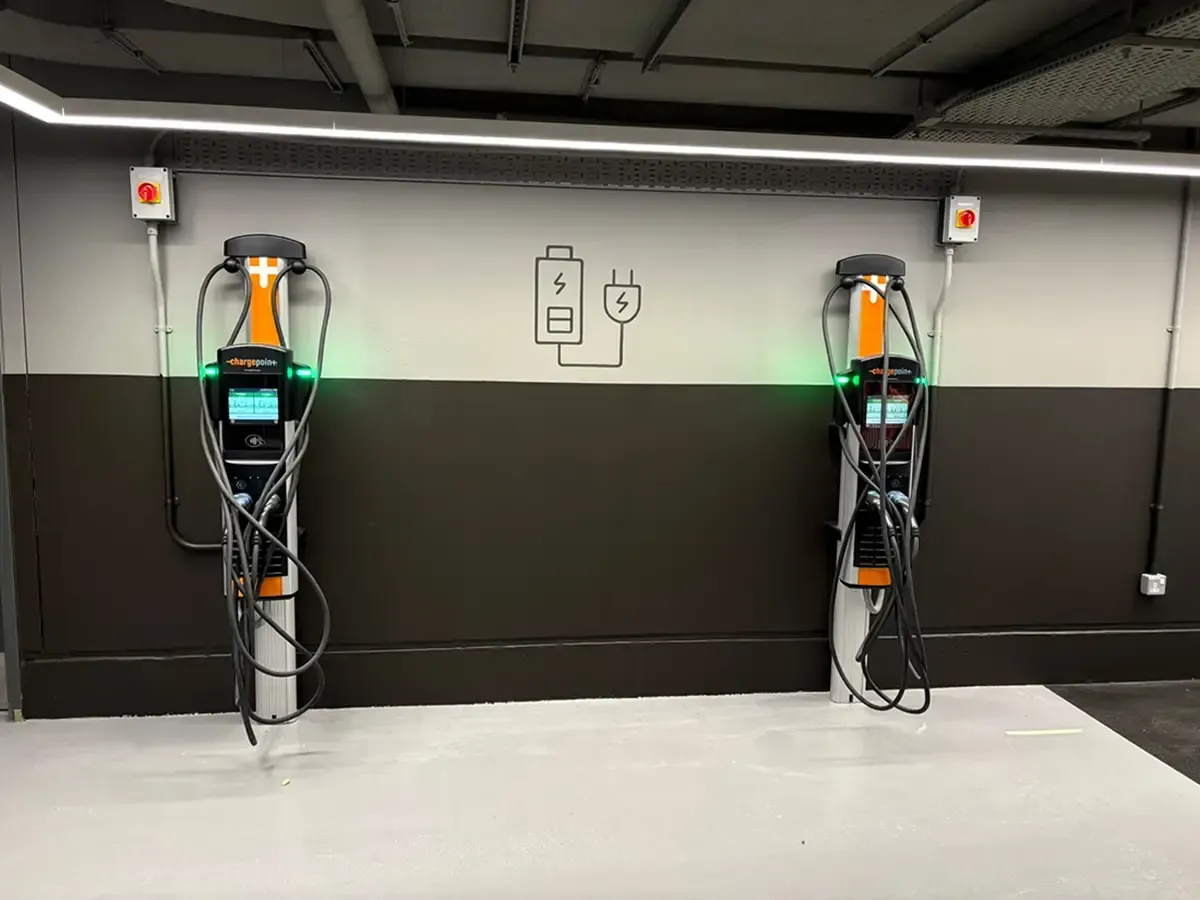 Signwriting charging point