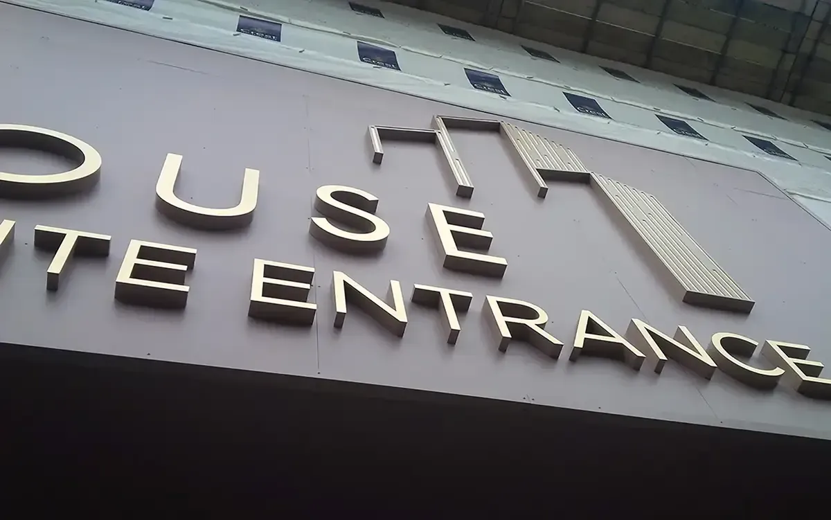 Tileman corporate signage