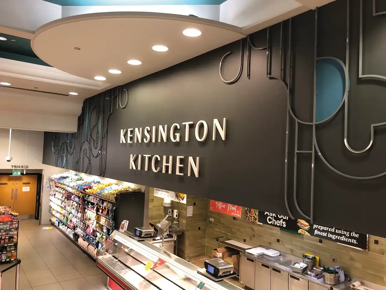 Whole Foods Kensington Kitchen signage