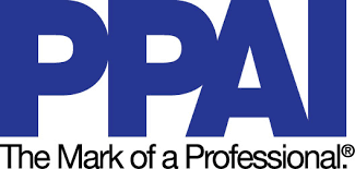 PPAI logo with blue letters and the tagline “The Mark of a Professional.”