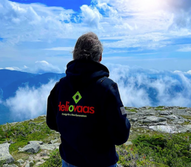 Heliovaas team survaying land for 