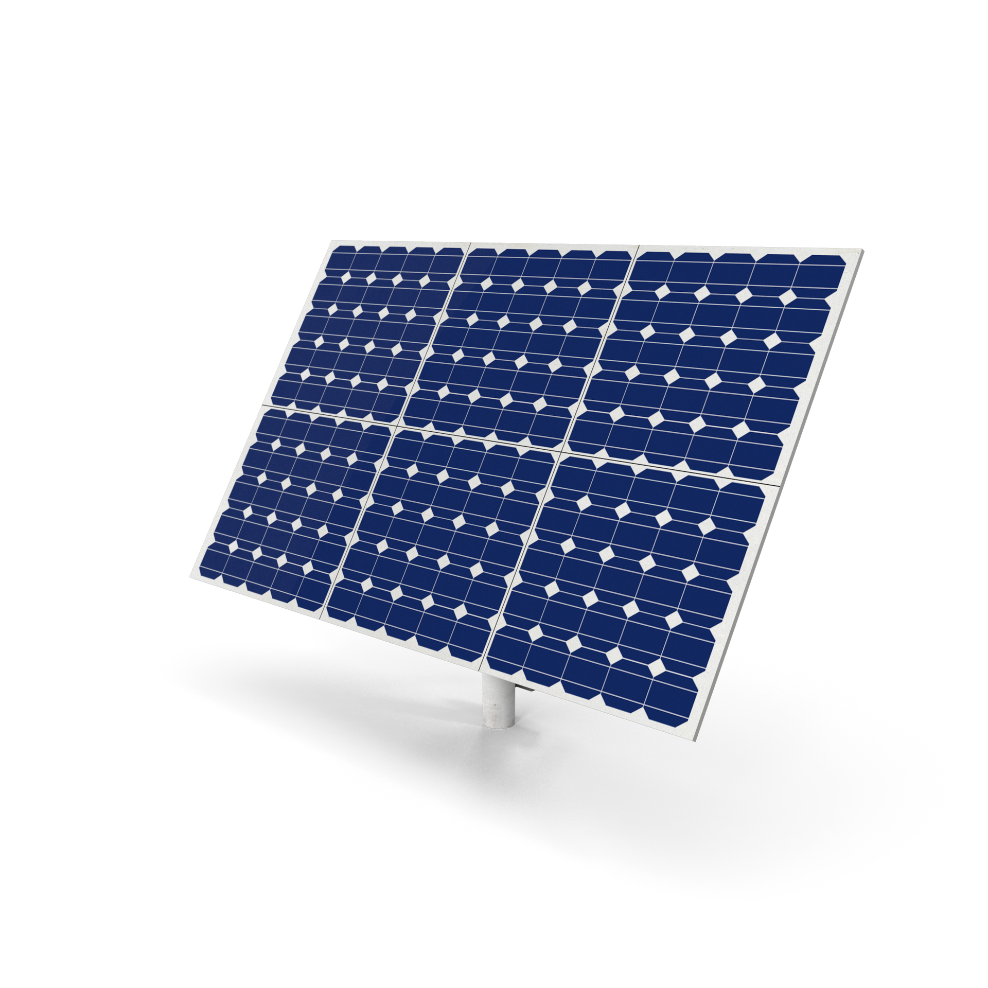 soloar panels on white background