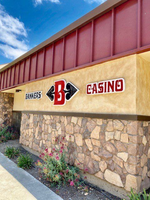 Bankers Lounge Signage — Salinas, CA — Bankers Casino Bankers Lounge Signage — Salinas, CA — Bankers Casino