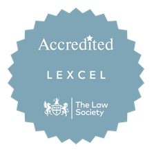 Lexcel logo with checkmark, text