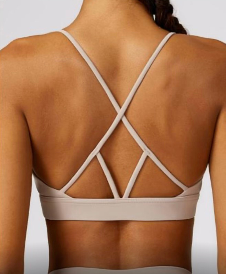 Strappy Triangle Sports Bra