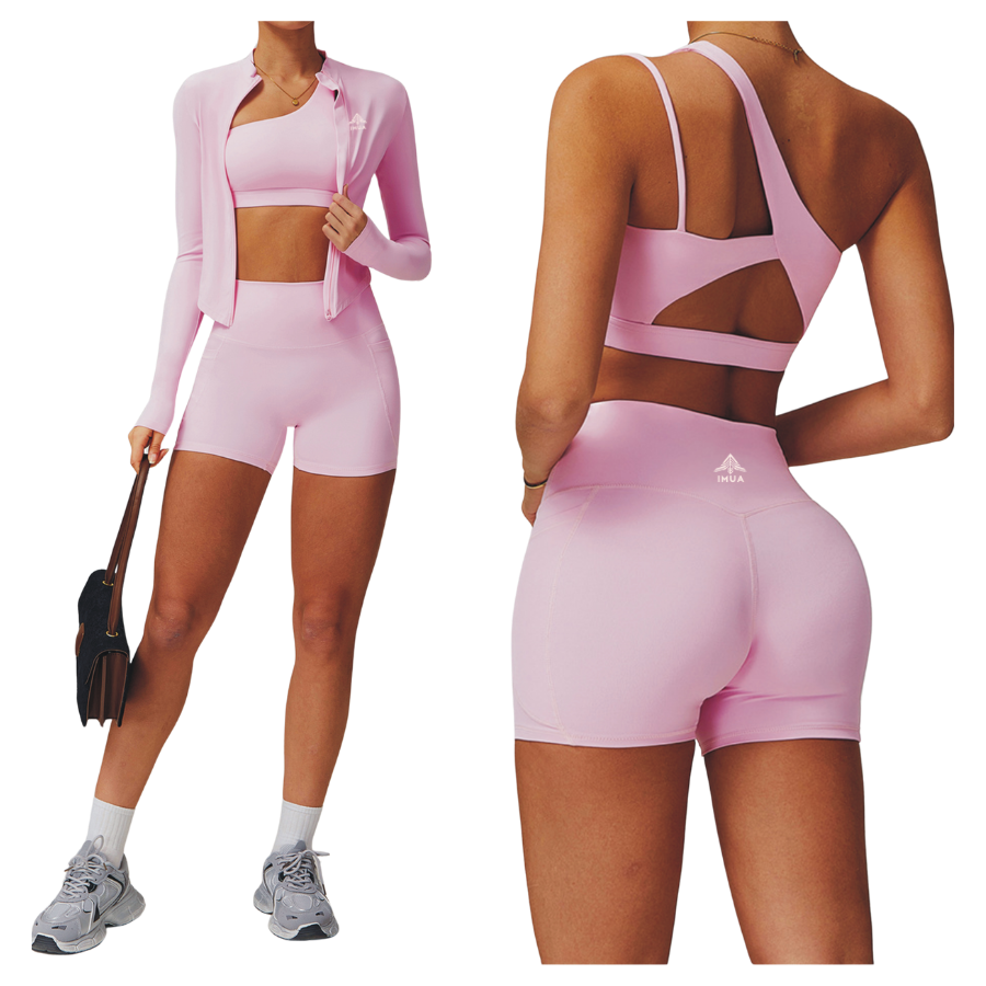 3 Piece Pocket Short Set