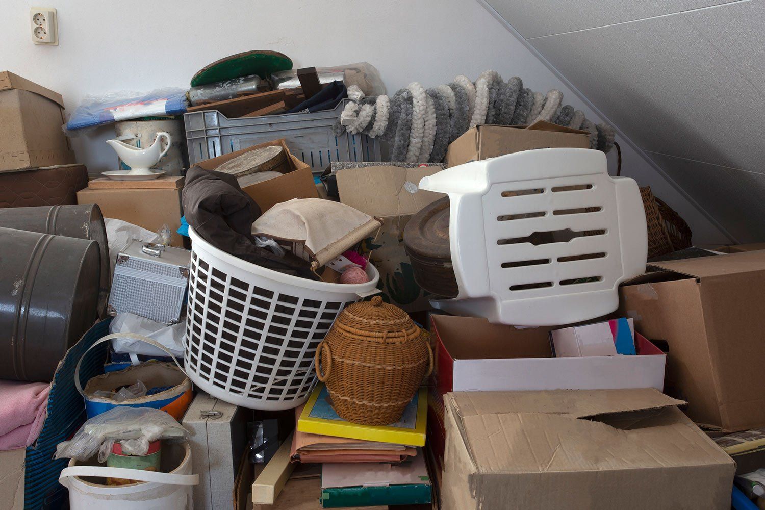 Pile of Junk in Attic — Centralia, WA — Clark County Junk Removal