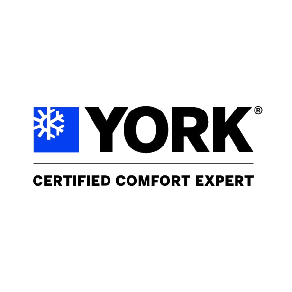 York certified comfort expert logo on a white background
