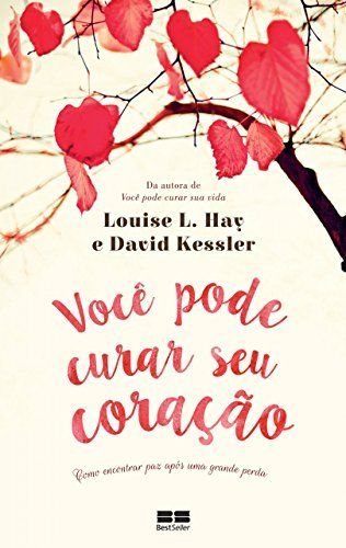 Uma capa de livro com um galho de árvore com corações.