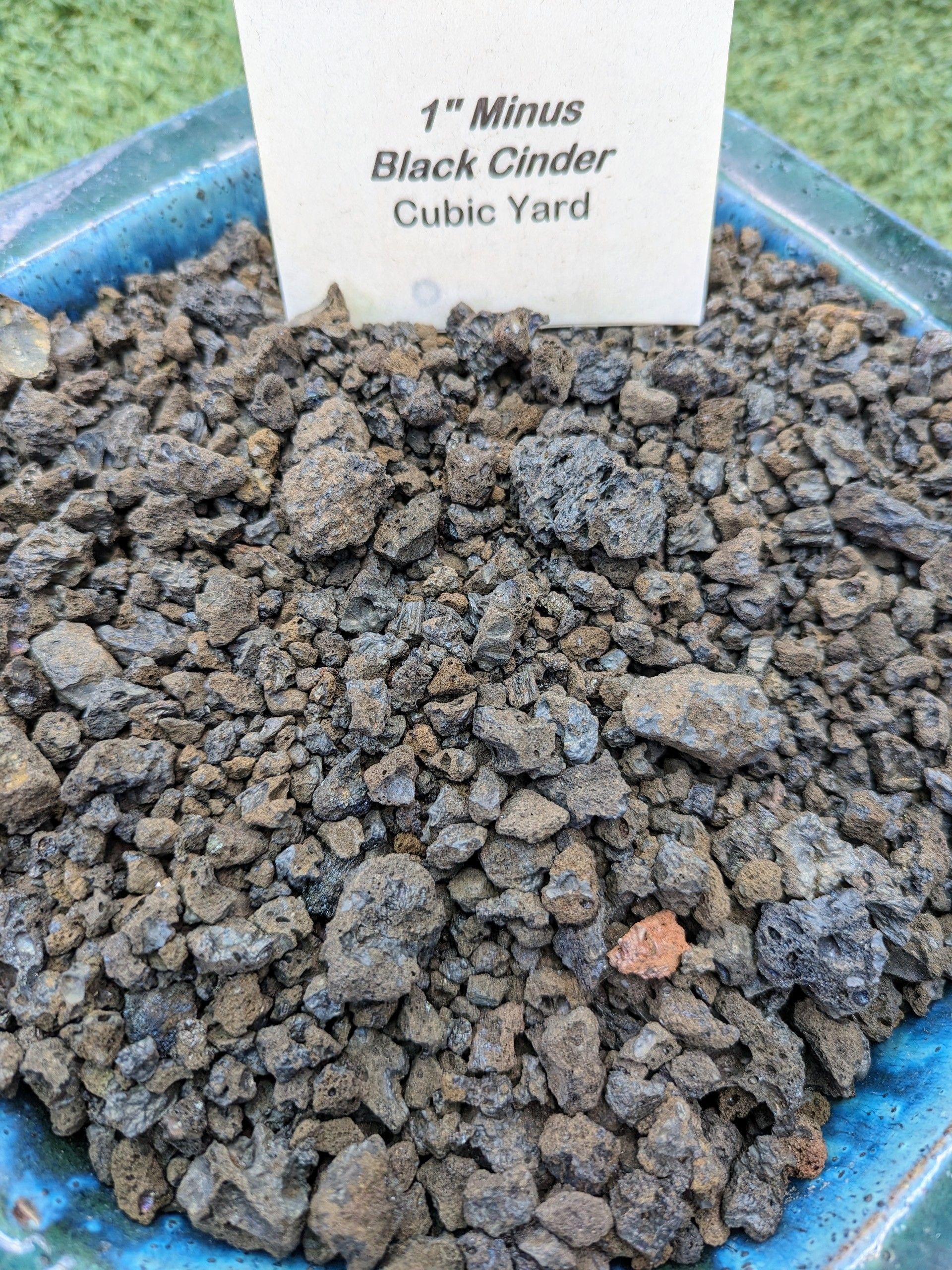 1 Inch Minus Black Cinder — Waimanalo, HI — Big Rock Garden