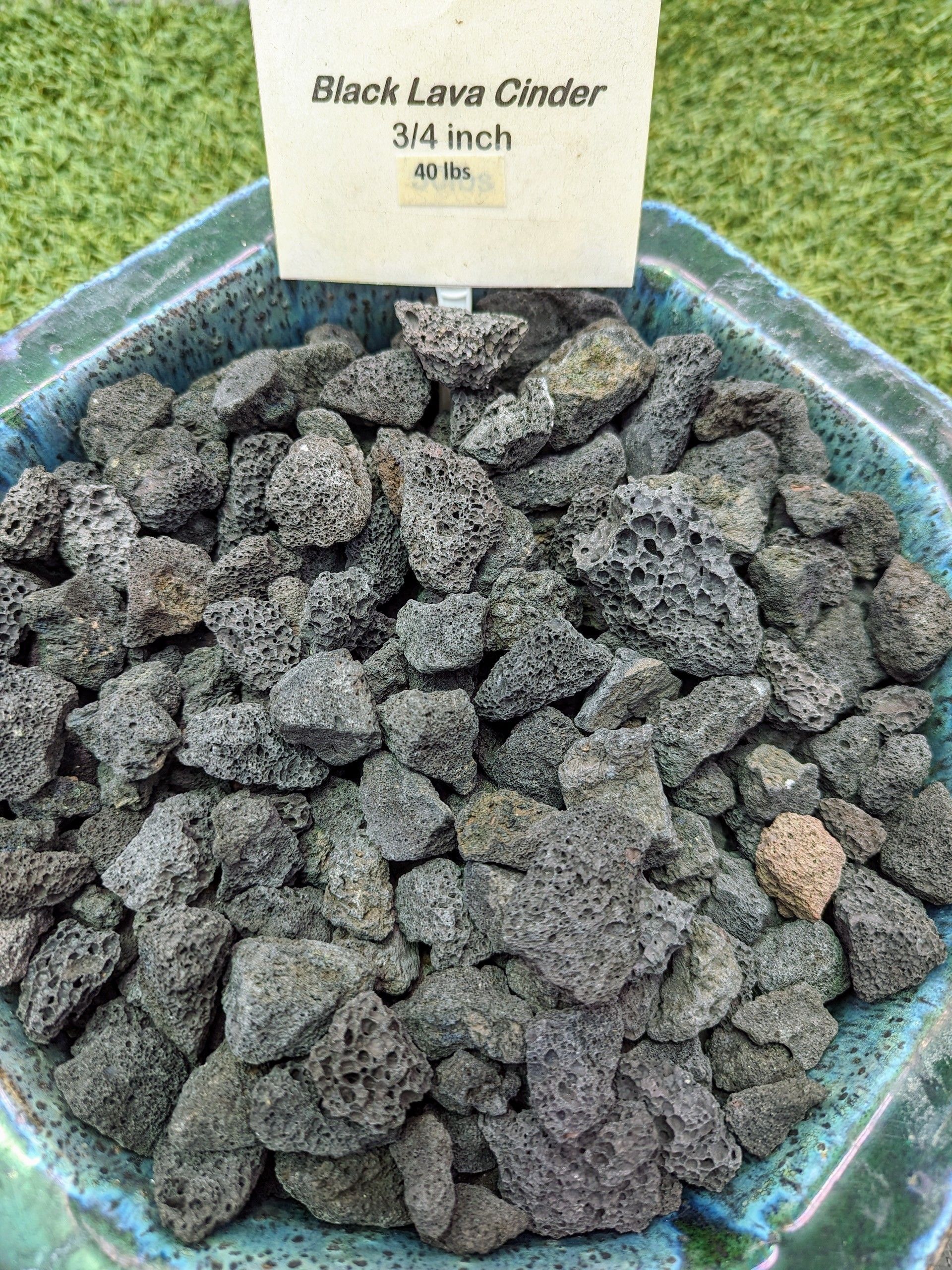 Black Lava Cinder — Waimanalo, HI — Big Rock Garden