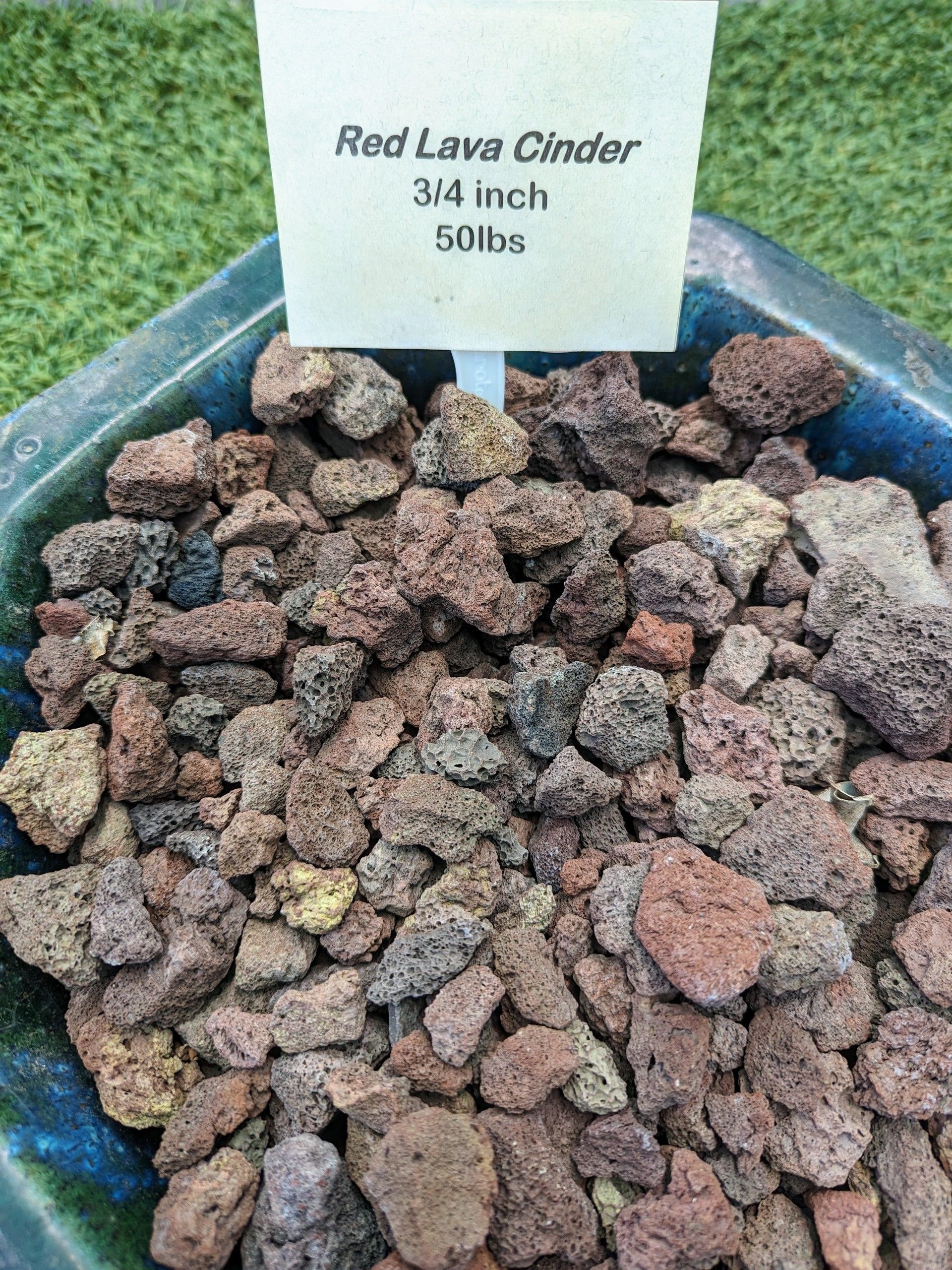 Red Lava Cinder — Waimanalo, HI — Big Rock Garden