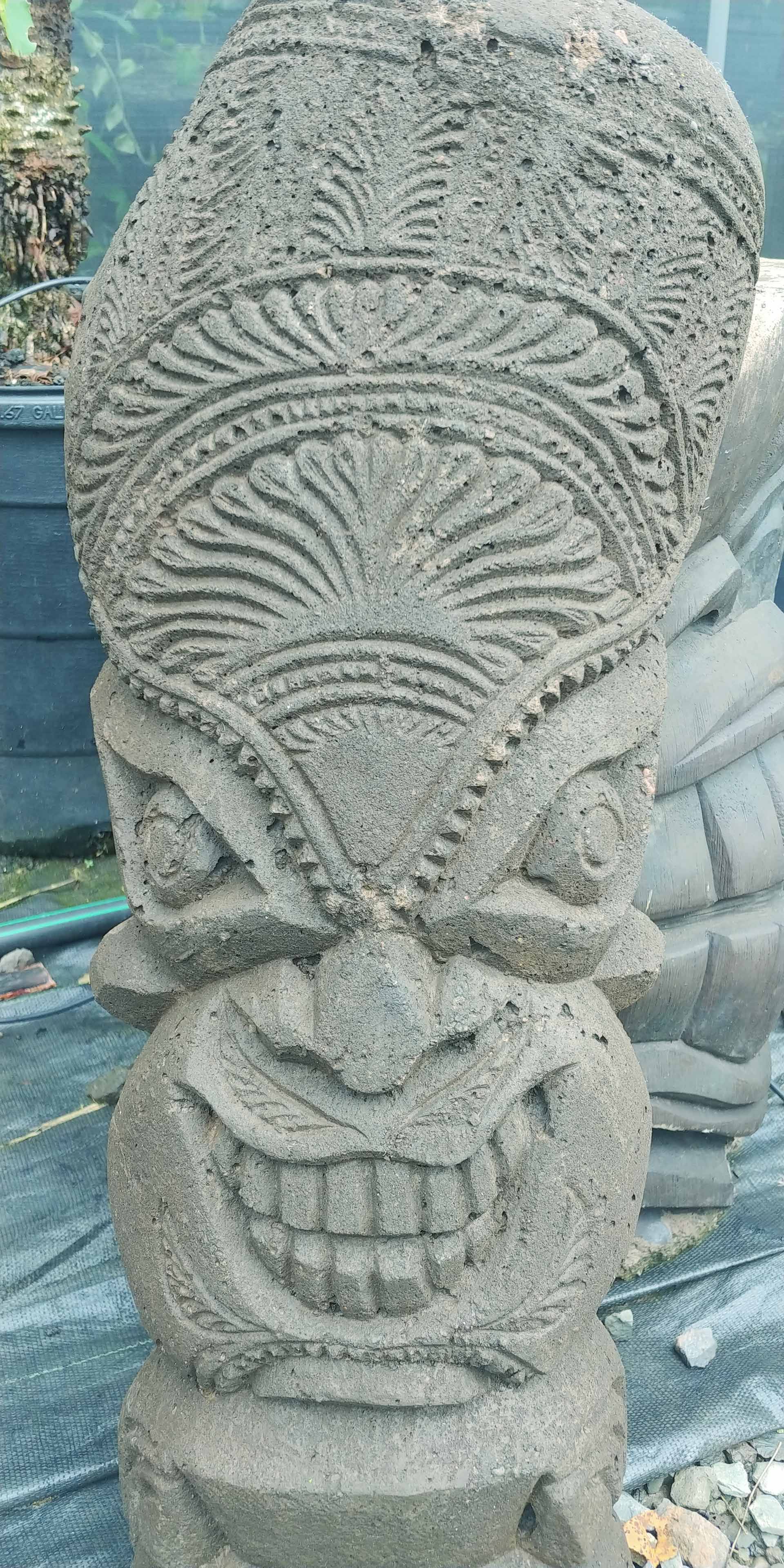 Polynesian Statues 4 — Waimanalo, HI — Big Rock Garden