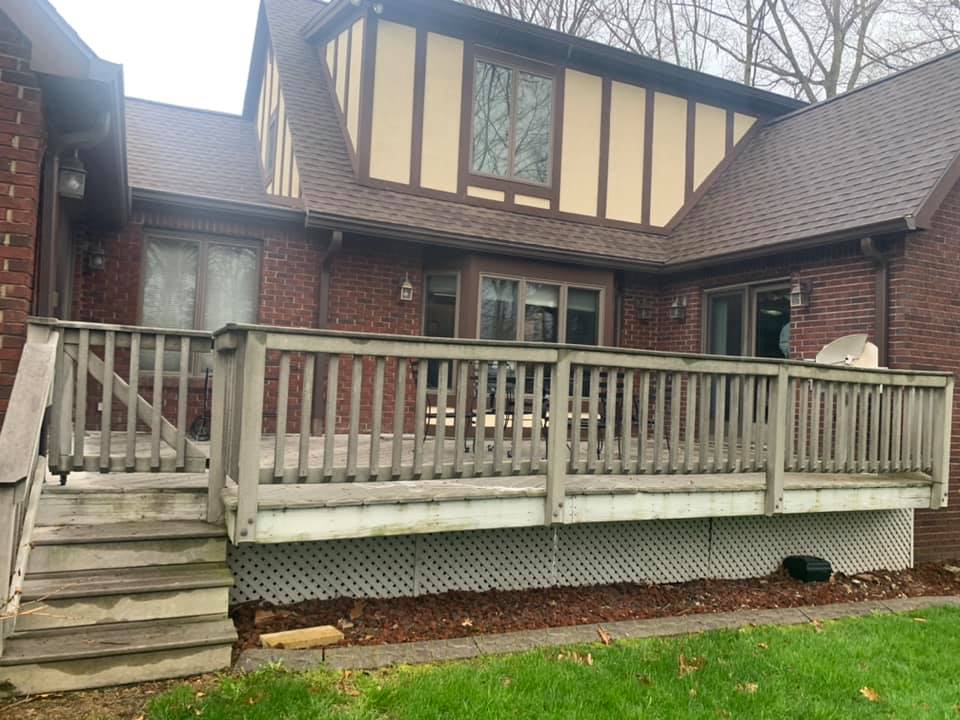 Before Deck Renovation — Greensburg, PA — Pevarnik Construction Before Deck Renovation — Greensburg, PA — Pevarnik Construction
