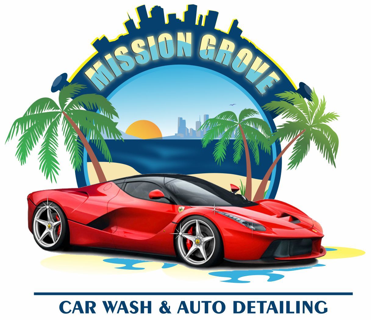 Mission Grove Car Wash logo