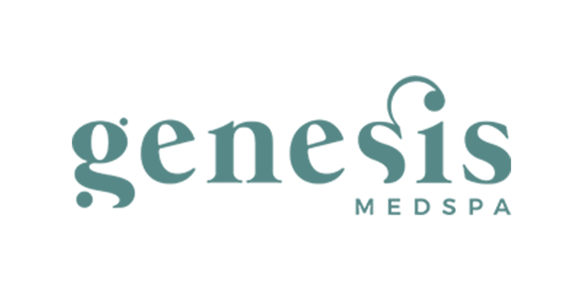 Genesis medspa logo on a white background