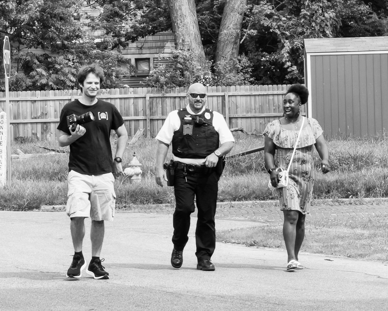 City of Warren Police + Community Trust Initiative filming of B-Roll on the city's Southeast side. 