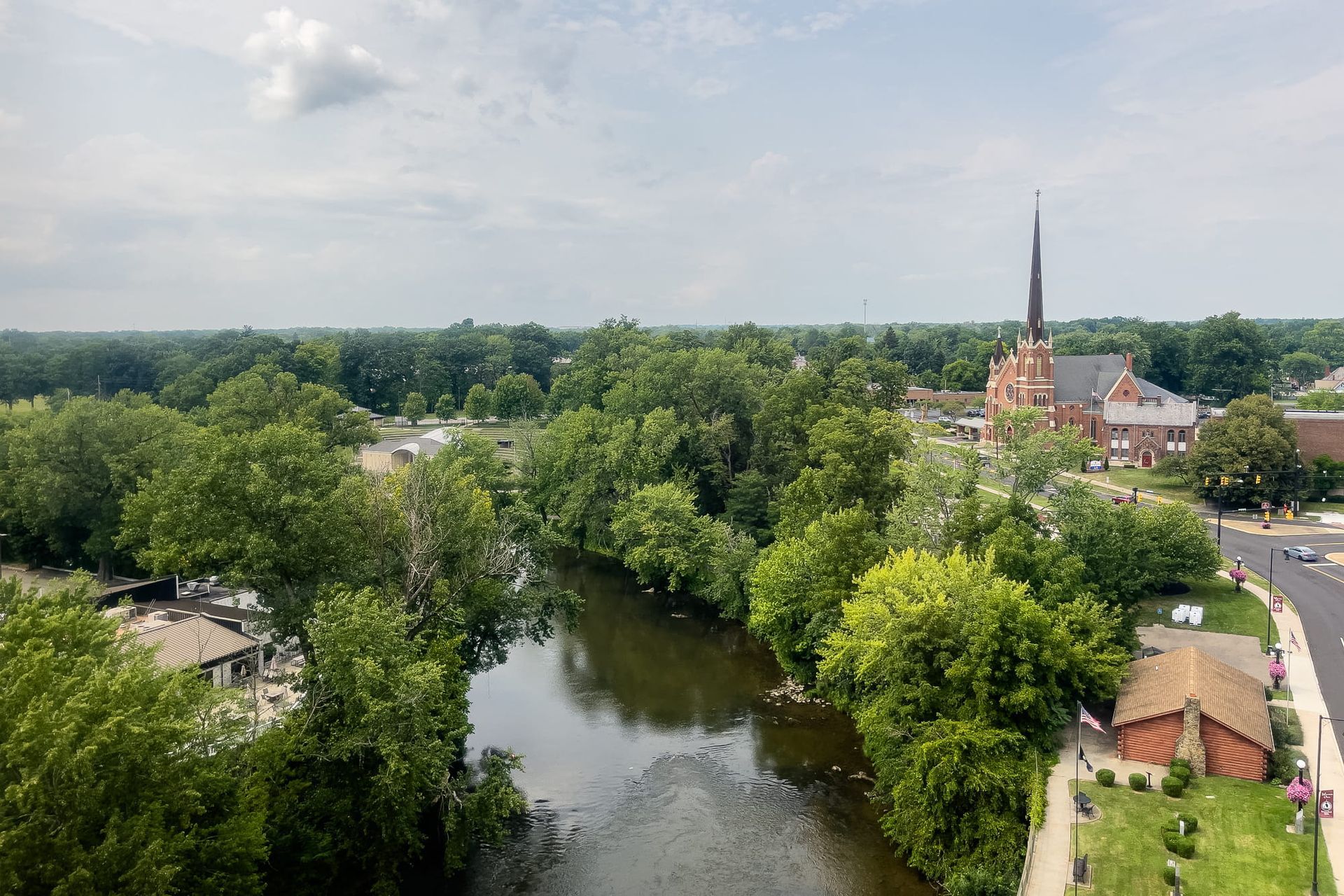 City of Warren, Ohio Skyline. Photographed by DeShawn Scott