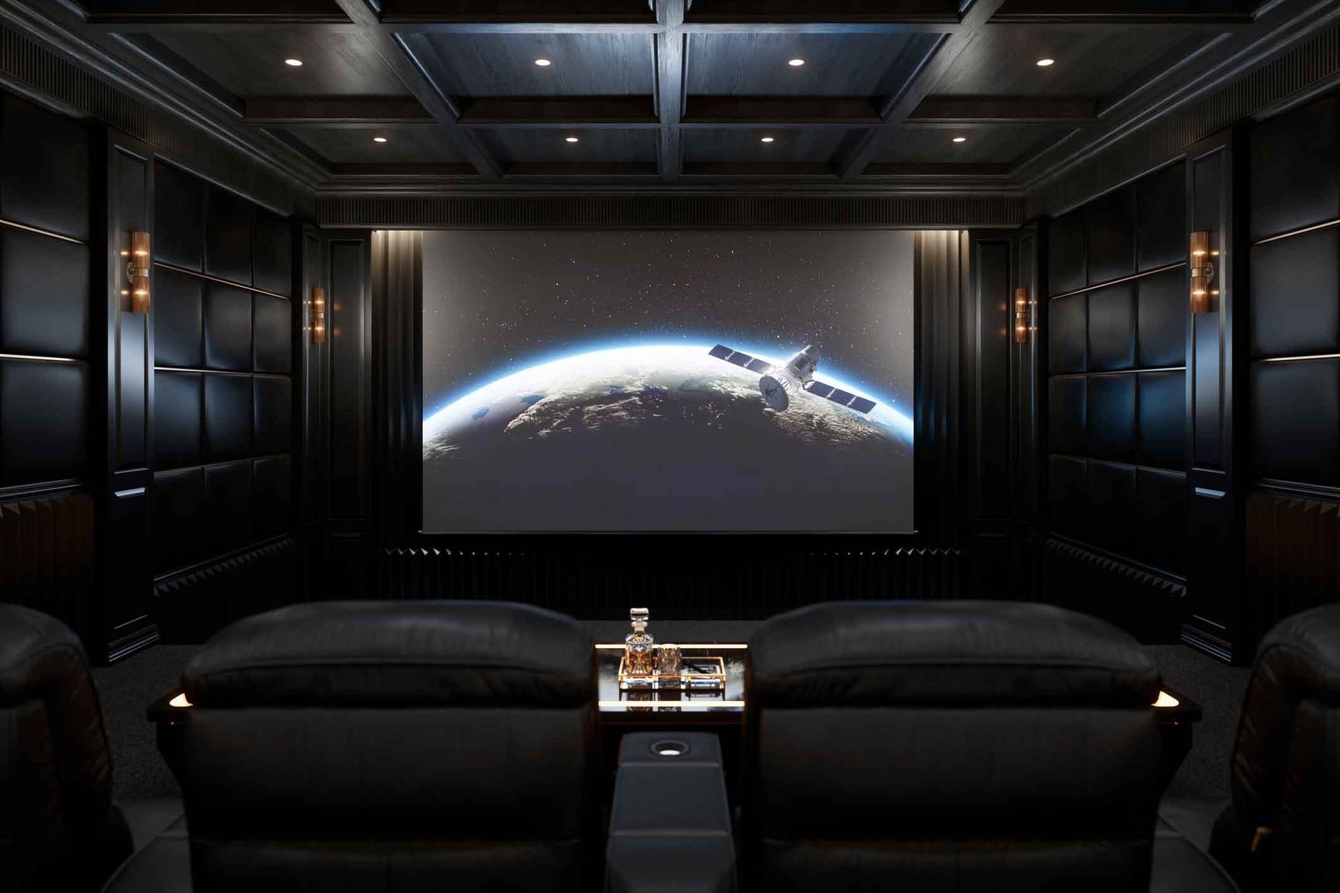Home theater — Indianola, IA — Arpy's Construction