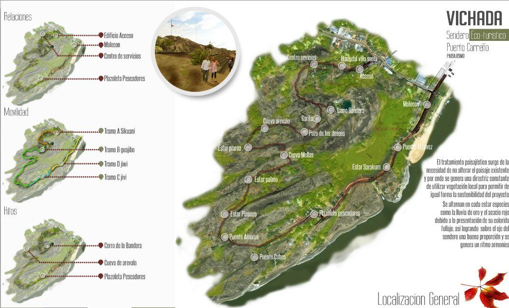 Un mapa de un país con montañas y hierba