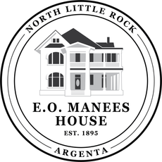 E.O. Manees House logo North Little Rock's premier wedding venue