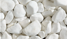 ciottolo thassos white - International Pietre