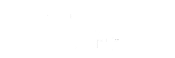 A white logo for a financial group on a white background.