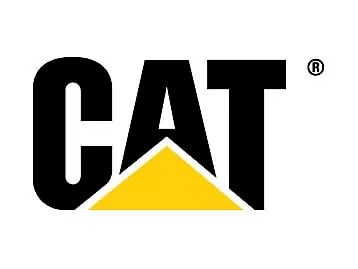 A cat logo with a yellow triangle on a white background.