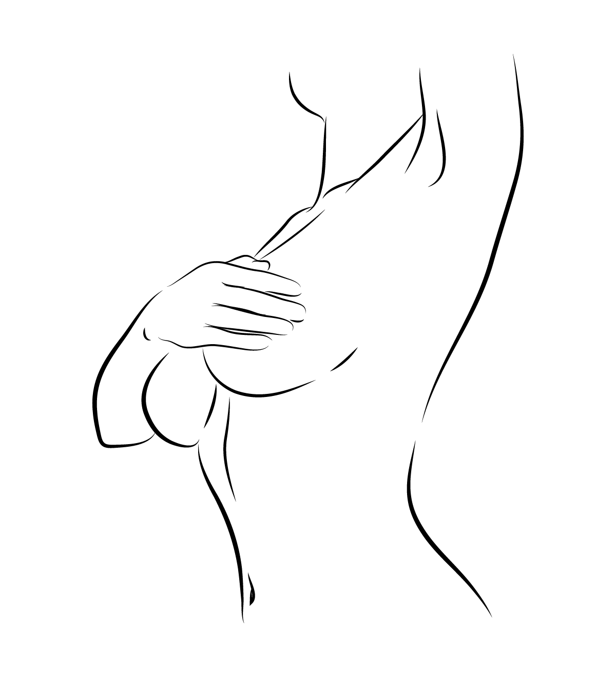 Brust Grafik