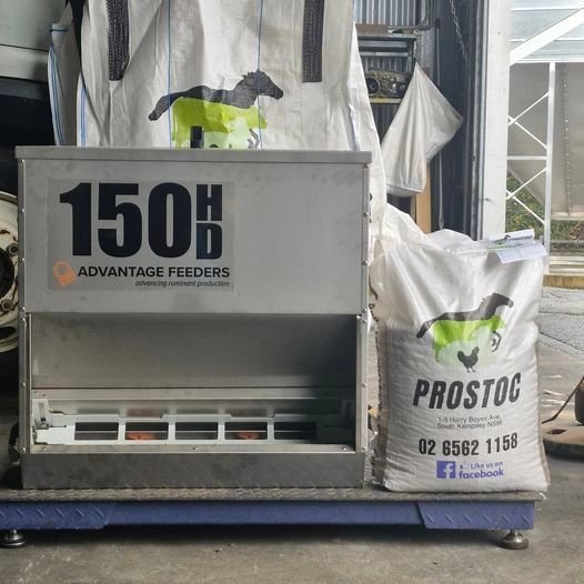 A Metal Feeder and a Bag of Prostoc Feed — Prostoc In South Kempsey, NSW