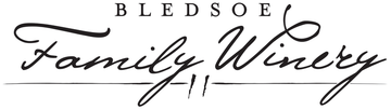 Bledsoe Family Winery logo in black script on a white background