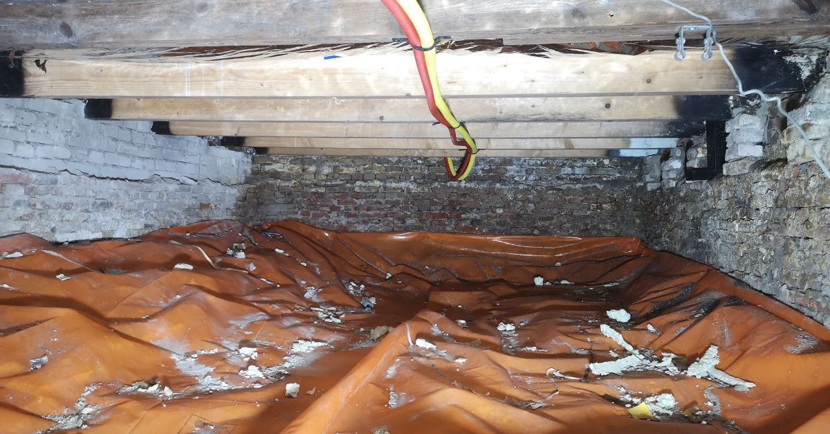 Kruipruimte Rotterdam houten vloer