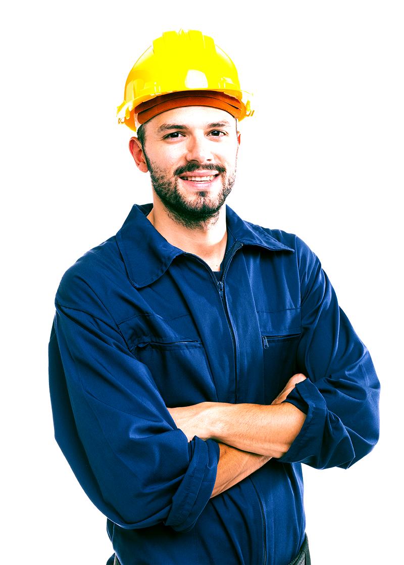 Kruipruimte ventilatie specialist in werkkleding