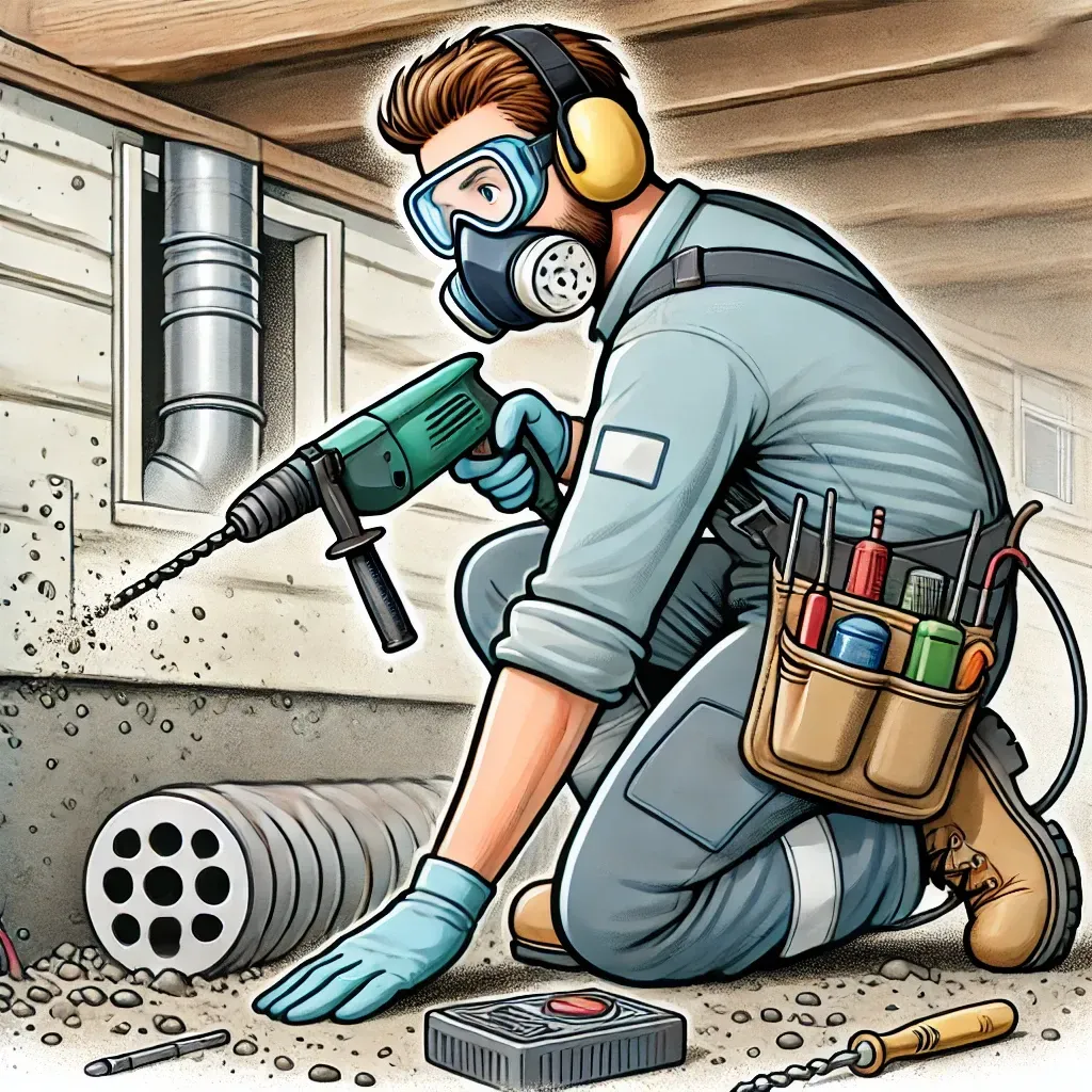 Kruipruimte ventilatie aanbrengen door specialist 