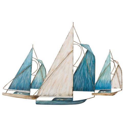 Sailboat Metal Wall Decor