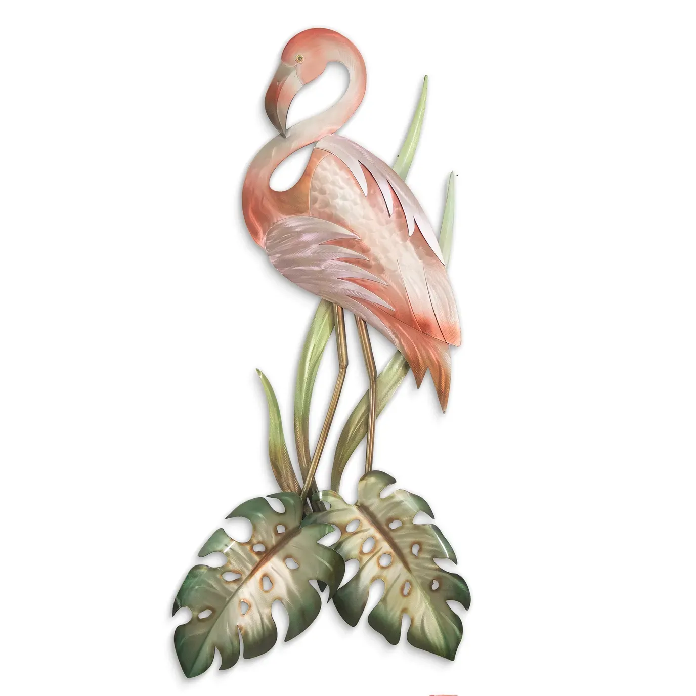 Flamingo Stainless Steel Metal Wall Art