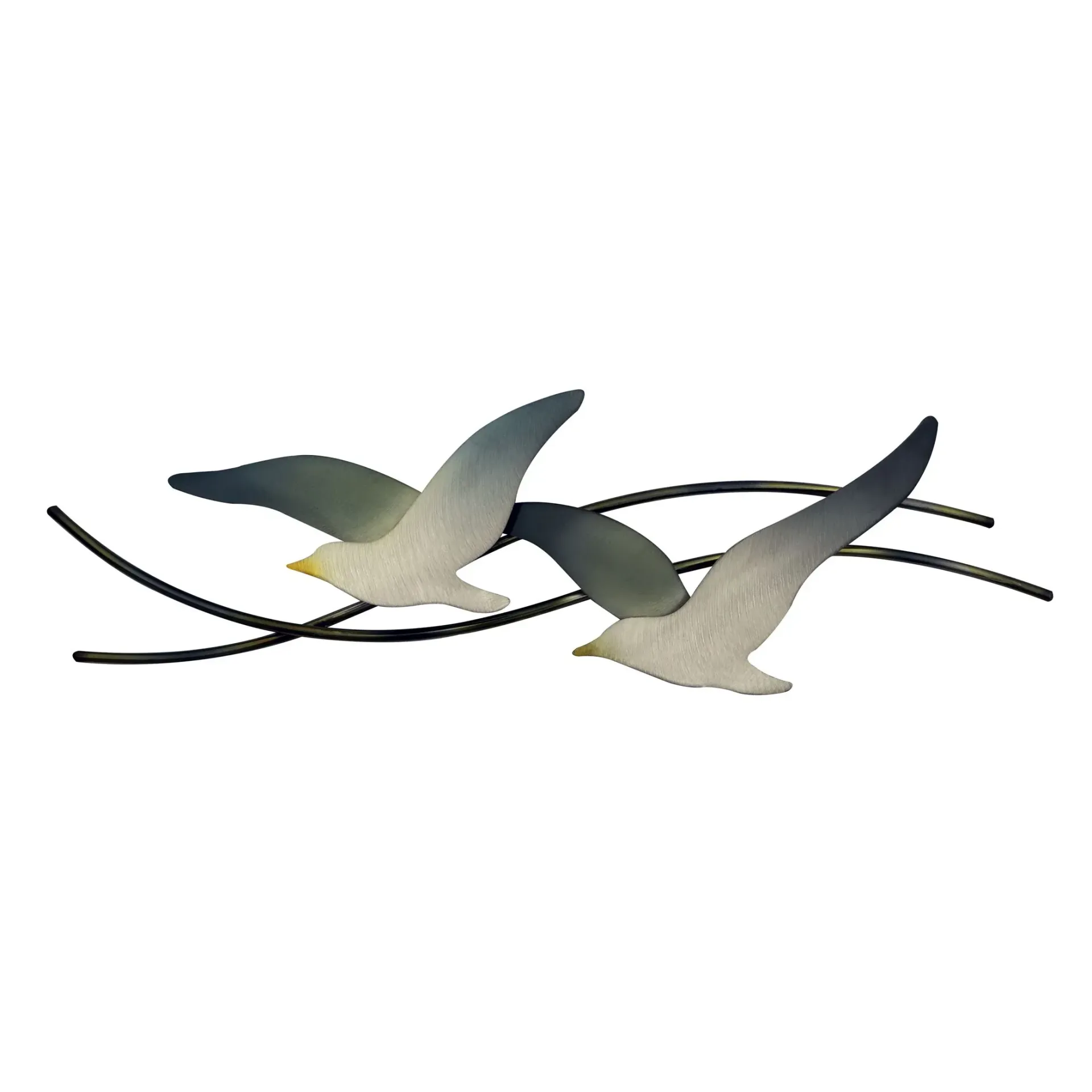Seagulls Pair Metal Wall Art