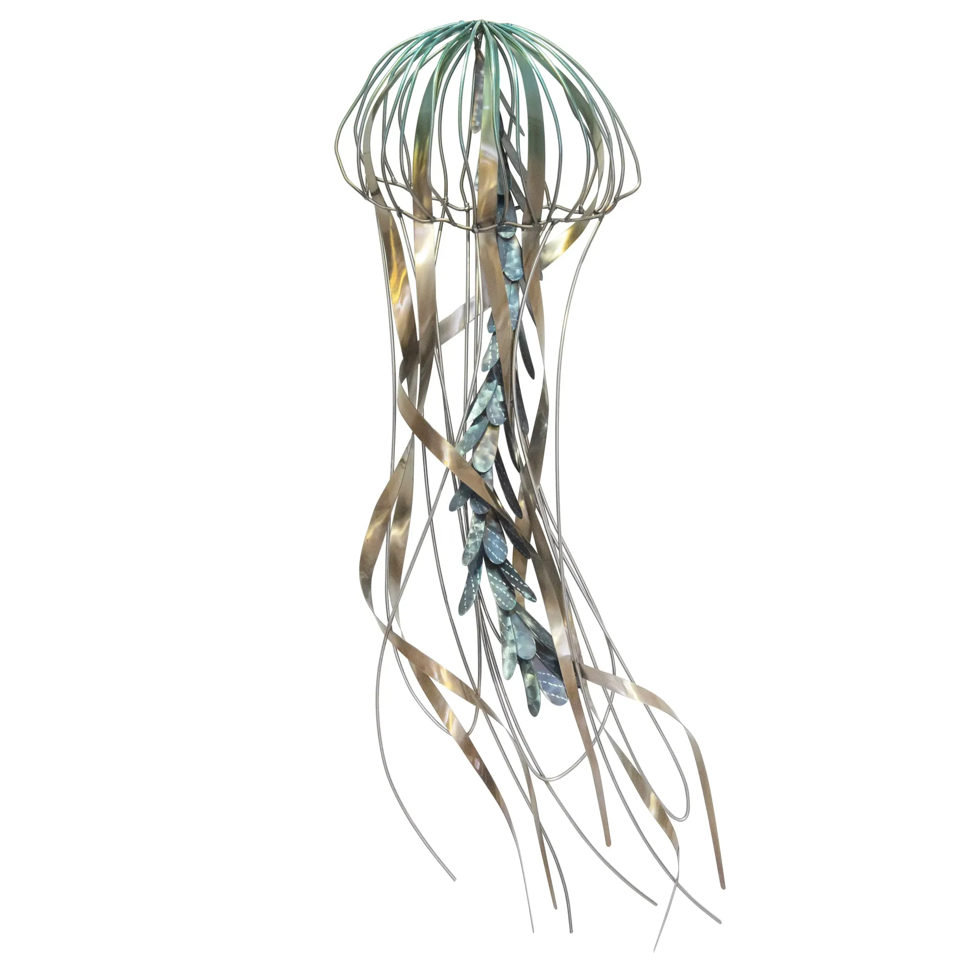 Jellyfish I Stainless Steel Wall Art