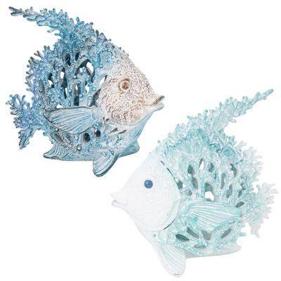Assorted Coral-Look Fish 7 1/2