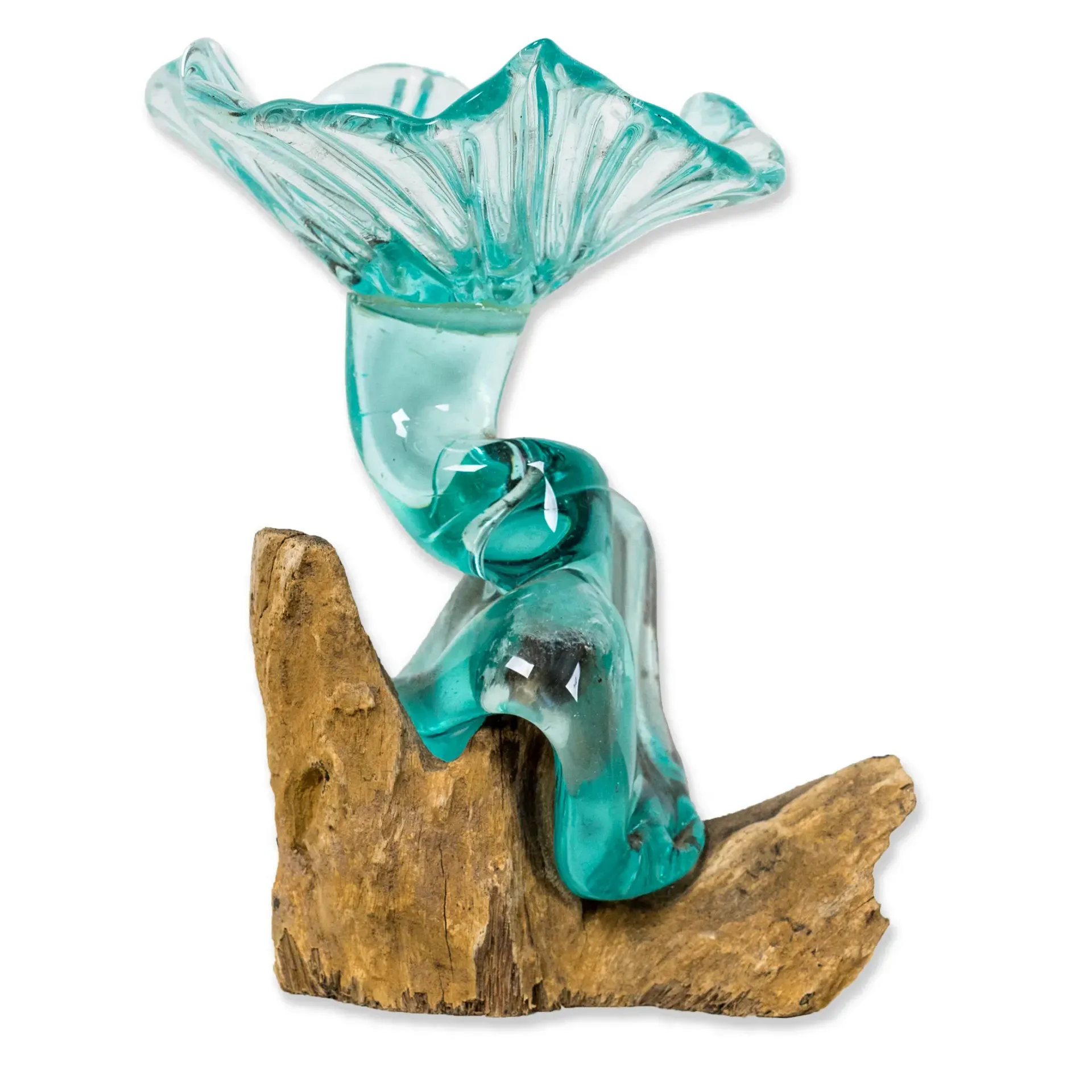 Lotus Candy Dish Natural Wood