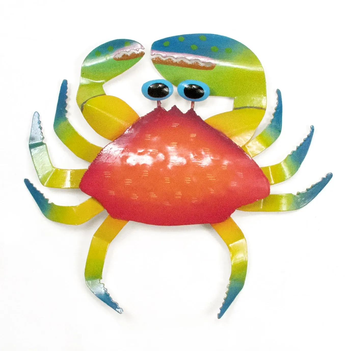Crab New Colors Patio Safe Metal Wall Art