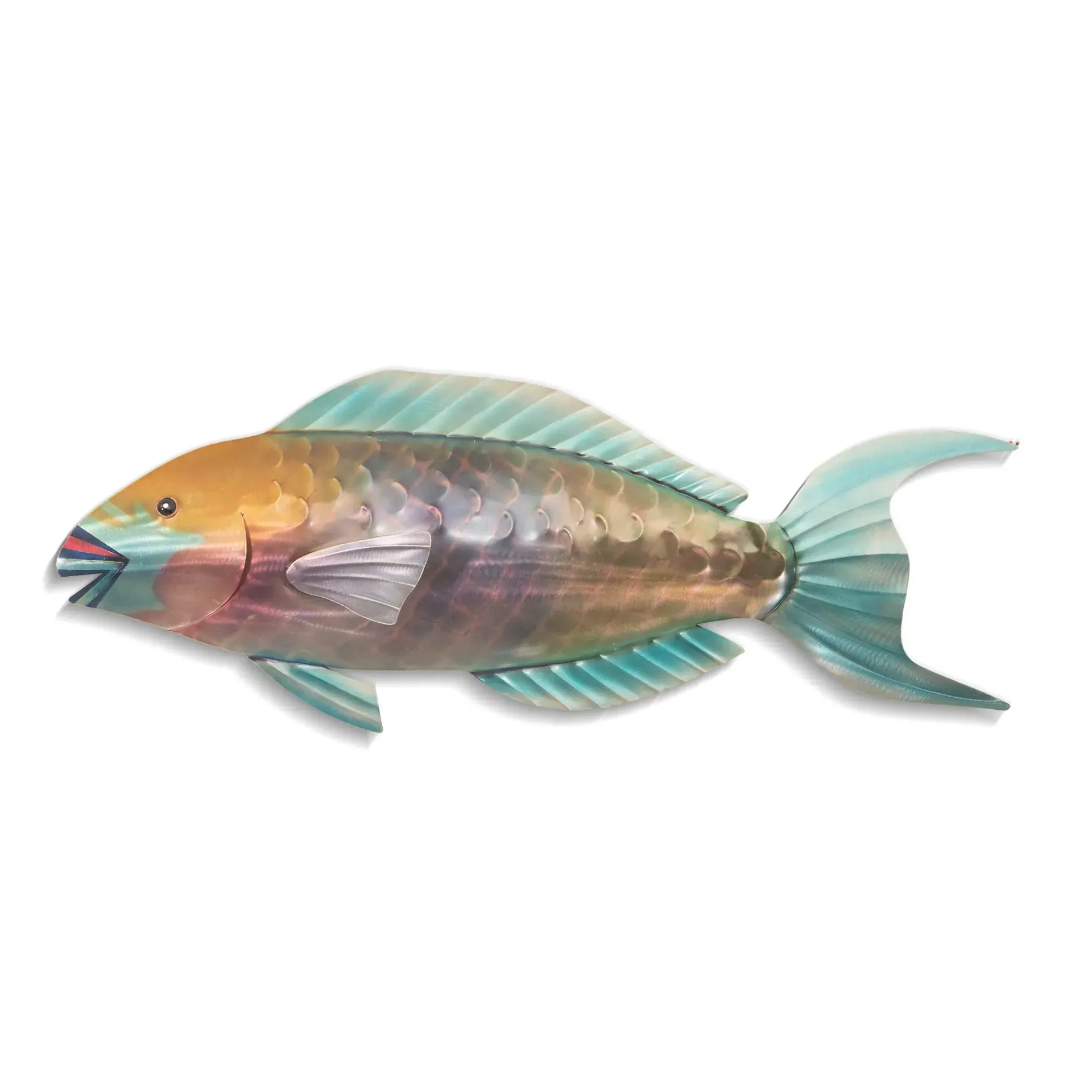 Parrotfish Stainless Steel Metal Wall Art