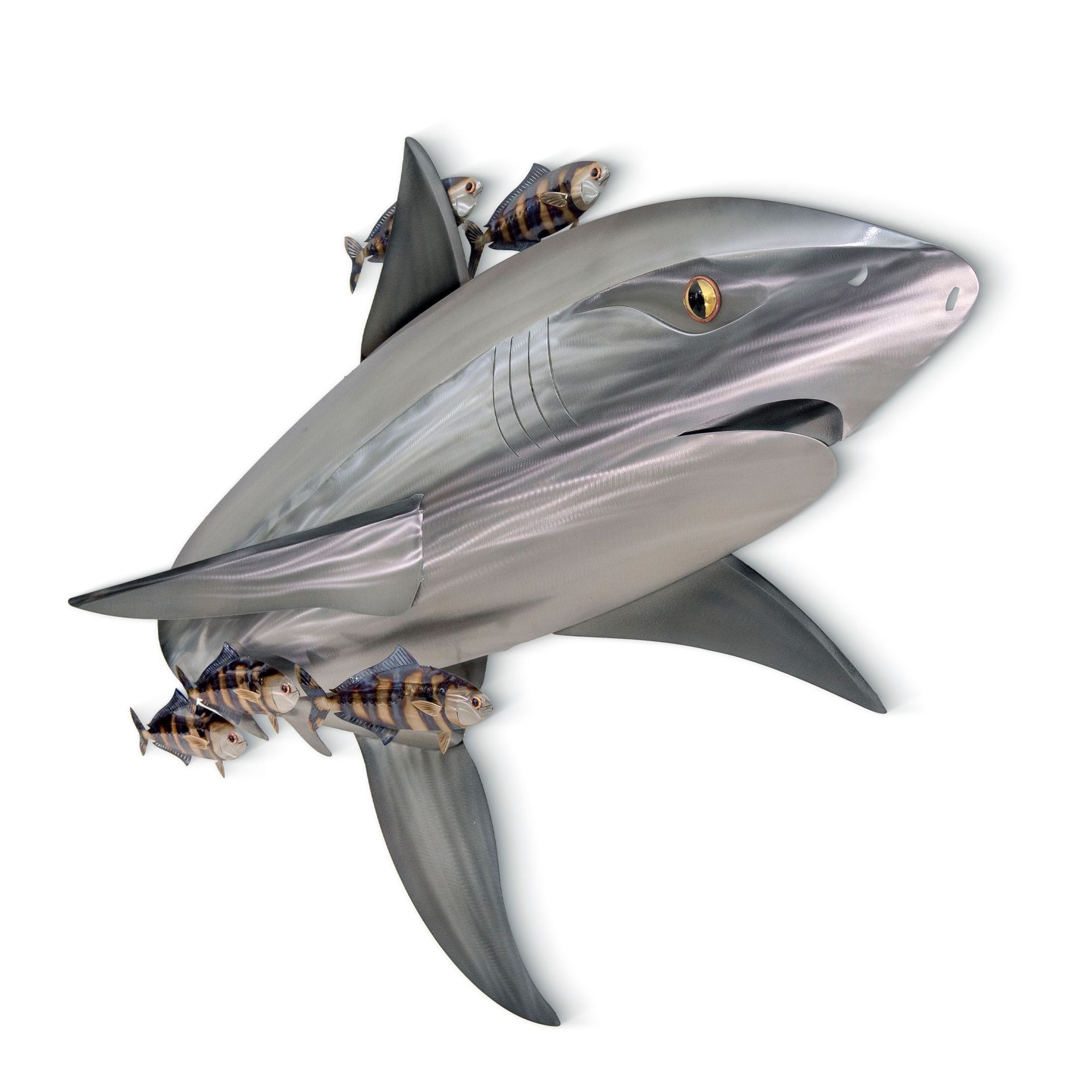 Shark & Friends Stainless Steel Metal Wall Art CA MM224