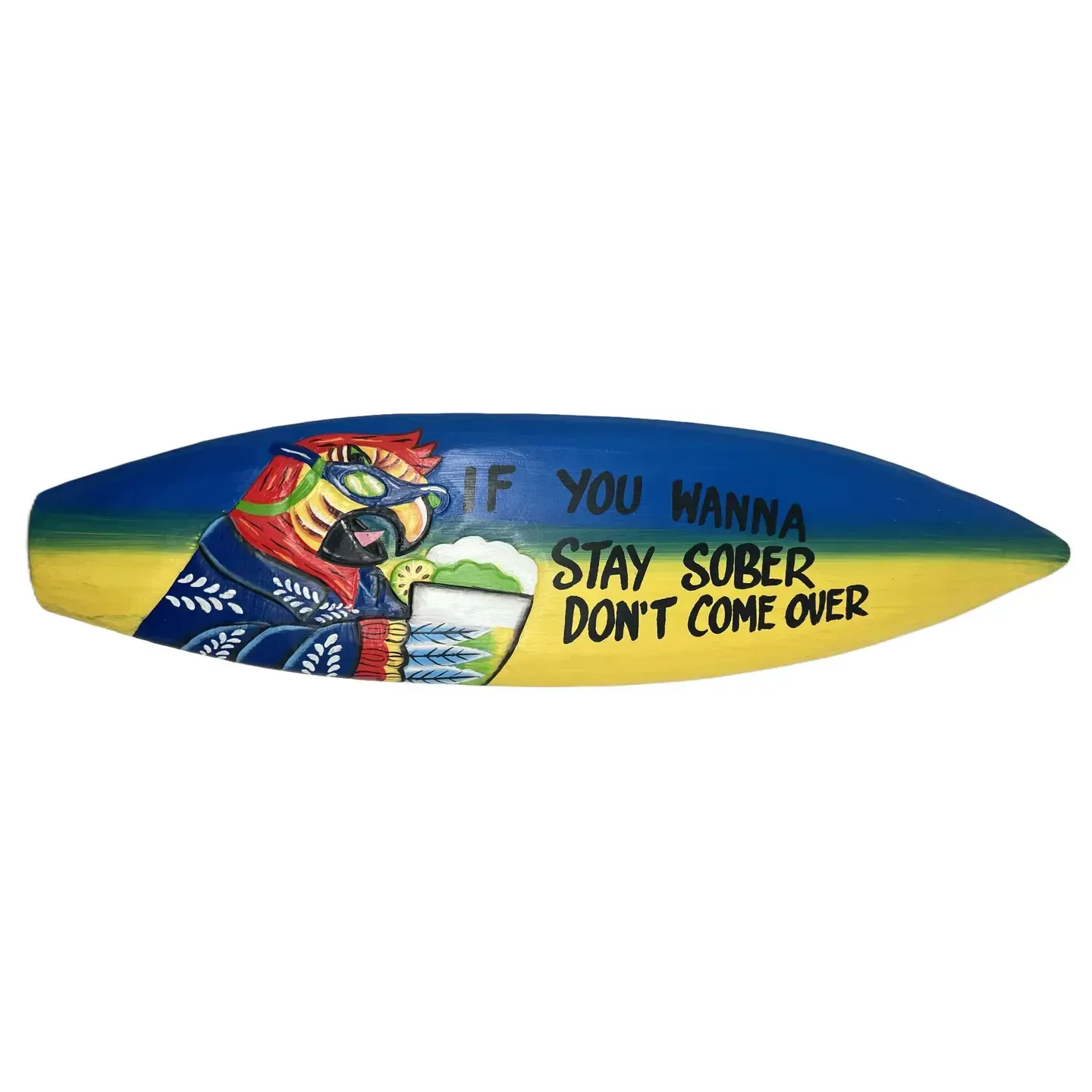 Sober Surfboard Sign KK N-1207-S-SOBER