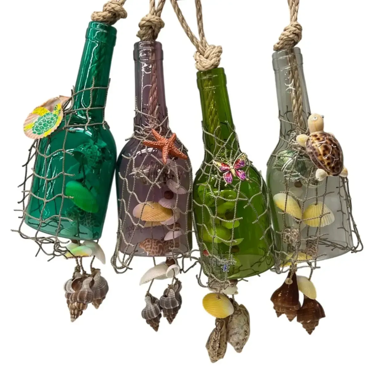 Wine Chime w/Shells Decor KK N-1740