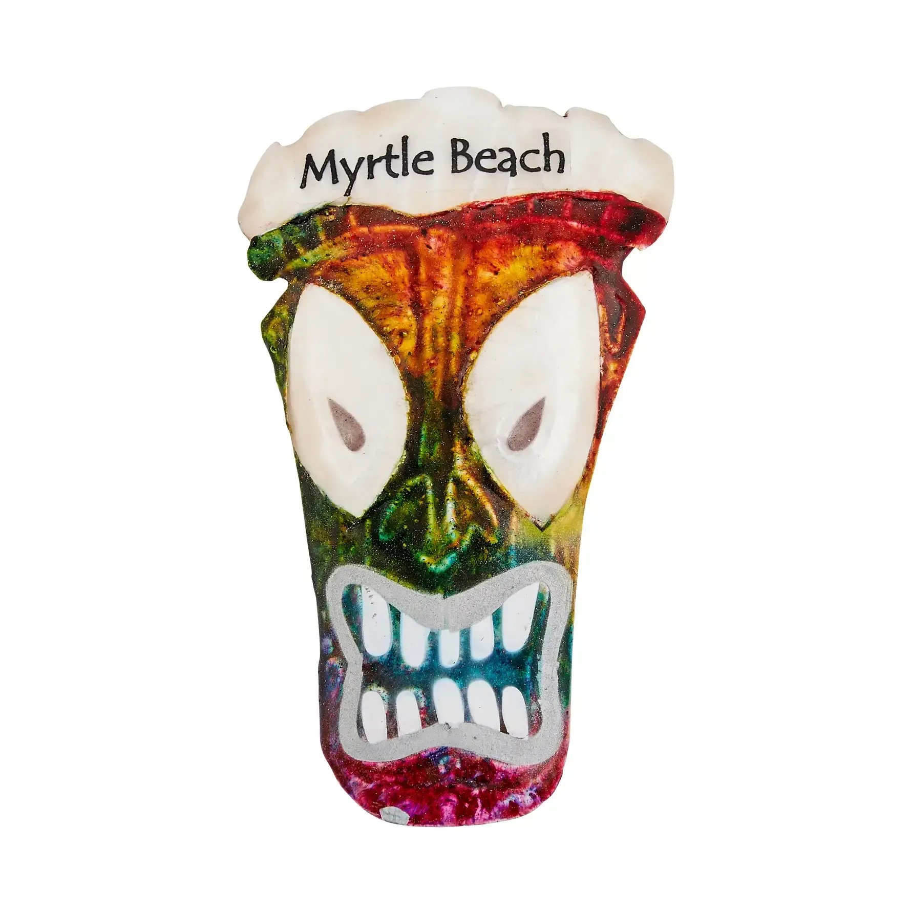 Multi White Tiki Mask Magnet KK MAM-44TK