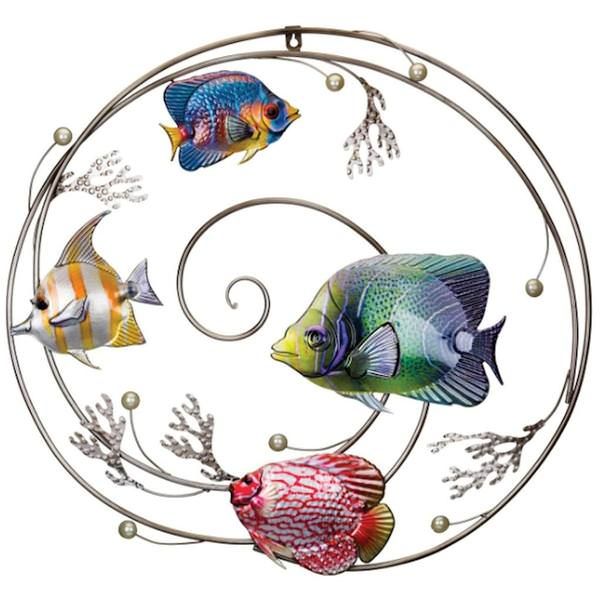 Circle Fish Wall Decor